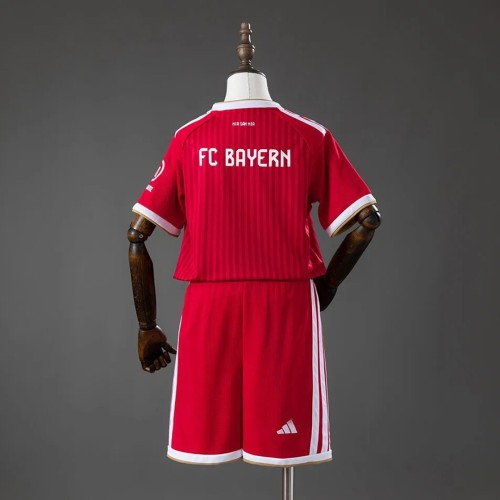 Kids Kit Bayern Munich 2026/27 Home Soccer Jersey size 16-28