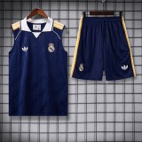 Real Madrid  2026/27 Dark Blue Vest  Suit Size S-2XL