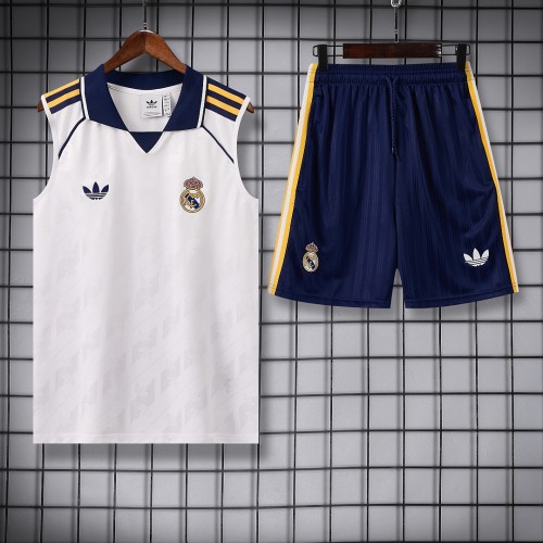 Real Madrid  2026/27 White  Vest  Suit Size S-2XL