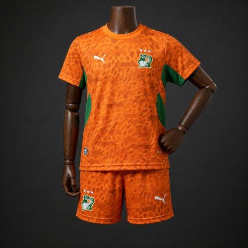 Cote d Ivoire 2026 World Cup Home  kid kit  size 16-28