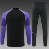 Totttenham 2026/27 Black Half zipper Training Suit S-2XL
