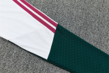 Real Madrid 2026/27 White And Green training Suit  half zip Size S-2XL