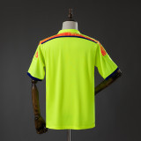 Retro Japan 2014 Yellow Goalkeeper Soccer Jerseys Size S-2XL