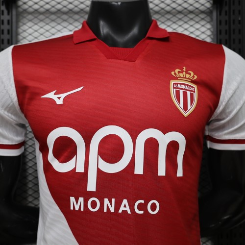 Monaco 2026/27  home player version soccer jersey size S-2XL