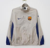 Barcelona 2026/27 Gray And Blue Windbreaker Size S-2XL Barcelona 2026/27 Gray And Blue Windbreaker Size S-2XL