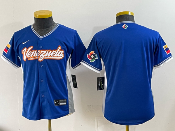 26th World Cup Venezuela Women's Clothing MLB Jersey S-2XL