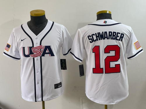 26 World Cup American Team Children's Clothing MLB Jersey XS-XL