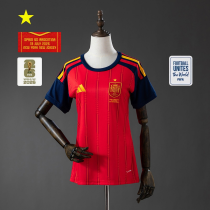 Woman Spain 2026 World Cup home Final Game soccer jersey size S-2XL Woman Spain 2026 World Cup home Final Game soccer jersey size S-2XL