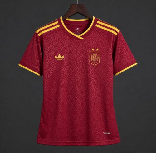 Woman Spain 2026 World Cup Third Away soccer jersey size S-2XL（Two stars）