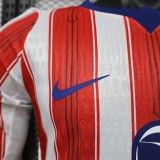 Atletico Madrid 2026/27 Home Long Sleeve Player Version Jersey size S-2XL
