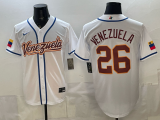 26th World Cup Venezuela team adult outfit MLB Jersey S-3XL