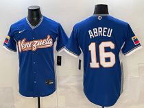26th World Cup Venezuela team adult outfit MLB Jersey S-3XL 26th World Cup Venezuela team adult outfit MLB Jersey S-3XL