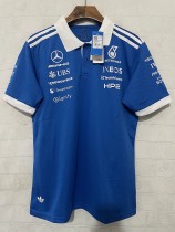 Mercedes 2026 Blue POLO F1 Jersey S-5XL Mercedes 2026 Blue POLO F1 Jersey S-5XL
