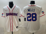 26th World Cup Dominican Republic Team Adult Outfit MLB Jersey S-3XL