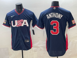 26th World Nostalgia for Team America Adult Outfit MLB Jersey S-3XL