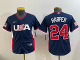26 World Cup American Team Children's Clothing MLB Jersey XS-XL
