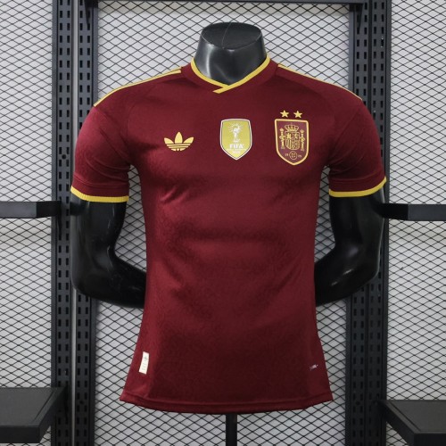 Spain 2026 World Cup Third away Player version Jersey S-2XL（Two stars）