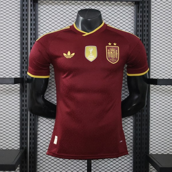 Spain 2026 World Cup Third away Player version Jersey S-2XL（Two stars）