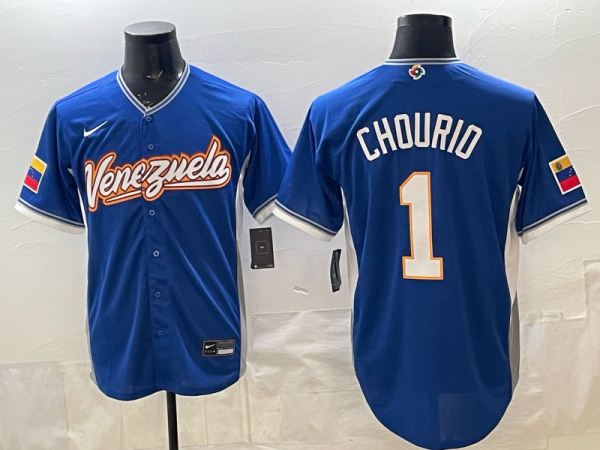 26th World Cup Venezuela team adult outfit MLB Jersey S-3XL