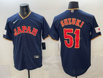 26th World Cup Japanese Team Children's Clothing MLB Jersey XS-XL