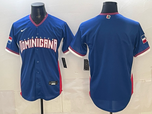 26th World Cup Dominican Republic Adult Jersey MLB Jersey S-3XL