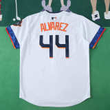 MLB 2025 Houston Astros White Jersey ALVAREZ #44 S-3XL