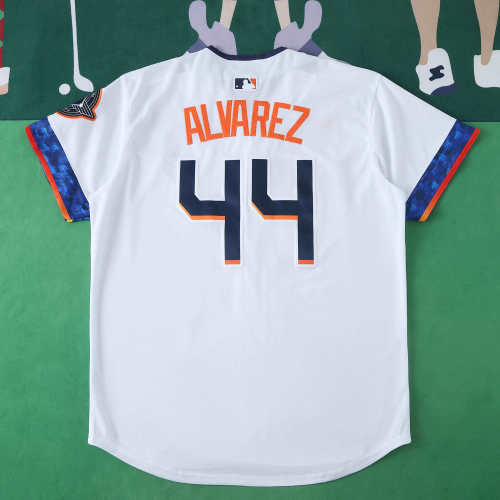 MLB 2025 Houston Astros White Jersey ALVAREZ #44 S-3XL
