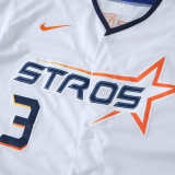 MLB 2025 Houston Astros White Jersey PENA #3 S-3XL
