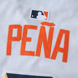 MLB 2025 Houston Astros White Jersey PENA #3 S-3XL