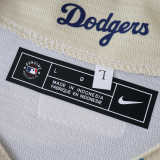 MLB LosAngeles Dodgers Beige Jersey Flower Edition OHTANI #17 S-3XL