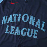 MLB 2025 LosAngeles Dodgers Navy Blue Jersey OHTANI #17 S-3XL