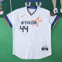 MLB 2025 Houston Astros White Jersey ALVAREZ #44 S-3XL