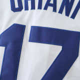 MLB LosAngeles Dodgers White Jersey OHTANI #17 S-3XL