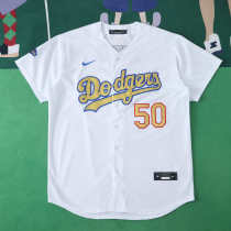 MLB 2025 LosAngeles Dodgers White Jersey BETTS #5 S-3XL