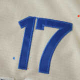 MLB LosAngeles Dodgers Beige Jersey Flower Edition OHTANI #17 S-3XL