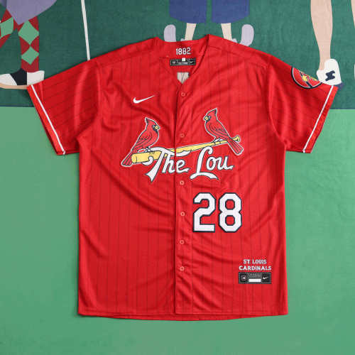 MLB St. Louis Cardinals Red Jersey ARENADO #28 S-3X