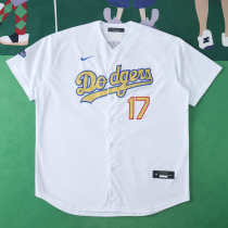 MLB 2025 LosAngeles Dodgers White Jersey OHTANI #17 S-3XL