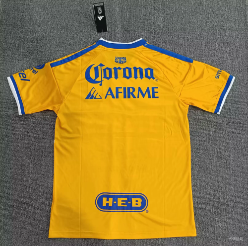 Tigres UANL 2026/27 Home Soccer Jersey Size S-6XL