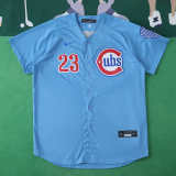 MLB Chicago Cubs Blue Jersey SANDBERG #23 S-3XL