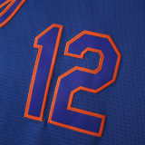 MLB 2025 New York Mets Navy Blue Jersey LINDOR #12 S-3XL