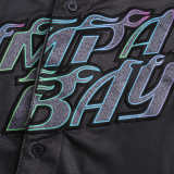 MLB Tampa Bay Devil Rays Black Jersey DIAZ #2 S-3XL