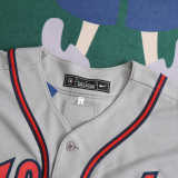 MLB Atlanta Braves Grey Jersey ACUNA JR. #13 S-3XL