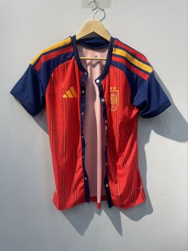 2026 Spain Home MLB Red Jersey S-2XL Two-Stars