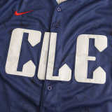 MLB Cleveland Guardians Navy Blue Jersey NAYLOR #22 S-3XL
