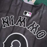 MLB New York Mets Dark Gray Jersey NIMMO #9 S-3XL