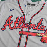 MLB Atlanta Braves Grey Jersey ACUNA JR. #13 S-3XL