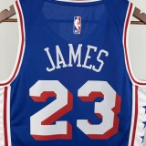 2026 Philadelphia 76ers  Icon Edition Blue NBA Jersey NO 23 JAMES