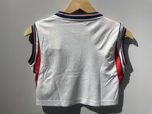 Women's Crop Top  2026 England Home Jersey S-2XL