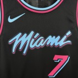 Miami Heat Crew Neck Black NBA Jersey No. 7  ANTETOKOUNMPO