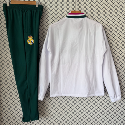 Manchester United 2026/27 Retro Model White Windbreaker suit S-2XL